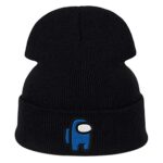 Video Sport Impostor Beanie Unisex Knitted Hat Stretchy Cap for Males Ladies folks (Blue)