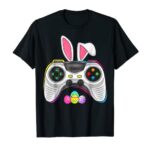 Video Game Bunny Eggs Costume Easter Day Boys Teens Gaming T-Shirt