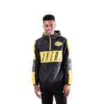 Ultra Game NBA Los Angeles Lakers Mens Quarter Zip Pullover Hoodie Windbreaker Jacket, Unlit, XL