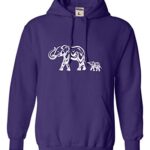 Race All Out X-Gigantic Crimson Mens Summary Elephant Sweatshirt Hoodie