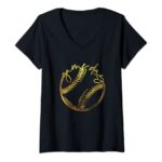Womens Game Day Baseball Lifestyles Softball Lifestyles Galaxy Moms Day Mom V-Neck T-Shirt