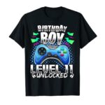 Degree 11 Unlocked Video Game 11th Birthday Gamer Reward Boys T-Shirt