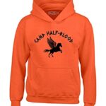 shop4ever Camp Half Blood Hoodie Demigod Hooded Sweatshirt Dapper Orange 0