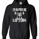 Hotfoot All Out Itsy-bitsy Murky Mens I’ll perhaps perhaps perhaps Somewhat Be Lifting Comical Weightlifting Gym Relate Sweatshirt Hoodie