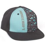 Minecraft Diamond Boys/Early life Snapback Cap Grey Diminutive – Medium