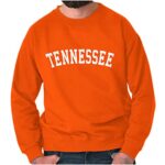 Tennessee Straightforward Outmoded Classic Sweatshirt for Men or Women Orange