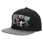 Ravishing Mario Bros Here We Lag Boy’s Shadowy Snapback Hat