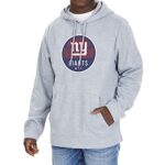 Zubaz Males’s Odd Graphic Gray Hoodie, Crew Coloration, Intellectual