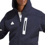 adidas Men’s Designed 4 Recreation Day Fullzip Hoodie, Ink, Large
