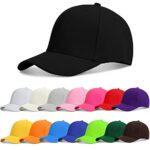Geyoga 15 Pieces Baseball Cap Adjustable Size Horrible for Males Women Blank Sports Baseball Hat for Working Workout routines and Start air Activities (Different Colors)