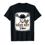 Bleached Lacrosse Sport Day Vibes Lacrosse Mom Sport Day T-Shirt