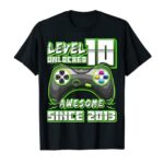 Level 10 Unlocked Awesome 2013 Video Game tenth Birthday Boy T-Shirt