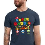 TEEIFY Personalised Noble Daddio Shirt, Noble Daddio Mario Shirt,Father’s Day Comical Shirt,Fathers Day Shirts For Dad,Noble Dad Shirt,Dad Gamer Tshirt,Tank Top,V-Neck, Long Sleeve, Sweatshirt, Hoodie