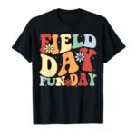 Retro Field Day Stress-free Day area day video games adults academics children T-Shirt