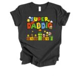 Super Daddio Shirt for Daddy Funny Dad Tshirt Father’s Day Shirt Tee Gamer Daddy Present for Most efficient Dad Short Slevee Unisex High (as1, Alpha,…