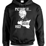 PICTURE IT – SICILY 1922 golden women silly – Mens Pullover Hoodie, L, Dim