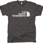 The North Remembers GoT Shirt, Wonderful, Darkish Heather