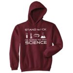 Stand Lend a hand Science Droll Sweater Frigid Comic Nerdy Shirt for Geeks Hoodie Crazy Dogs Novelty Hoodies With Nerdy Sayings For Science Nerds Tender…