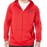 adidas Huge & Tall Sport & Fade Plump Zip Hoodie Scarlet 4XL