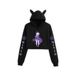 OBBK Anime Video games Hoodie,2022 Most up-to-date Style Plush Game Cat Ear Cosplay Sweater for Woman Females Sunless