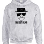 The Goozler HEISENBERG – bad walter white meth Pullover Hoodie, M, Ash