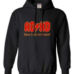 Go All Out 4X-Large Black Mens ADHD Highway To Hey Look A Squirrel Funny Music Sweatshirt Hoodie