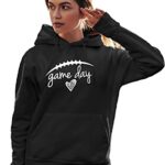 Go All Out 3X-Large Black Mens Game Day Football Sweatshirt Hoodie