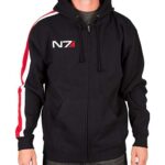 SpazeUp Mass N7 Hoodie Video Game Cosplay Costume Fleece Jacket