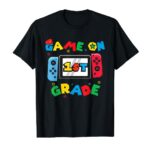 Super Gamer Game On 1st Grade Back To School Funny Kids Boys T-Shirt