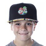 Nintendo Super Mario and Luigi Character Youth Flat Bill Adjustable Snapback Hat