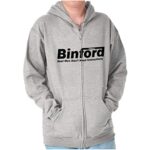 Brisco Brands Binford Tools Real Men No Instruction Zip Up Hoodie Mens Womens Sport Grey