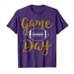 Game Day Football Cute Football Top T-Shirt