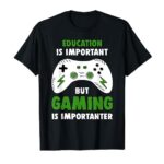 Funny Gamer Shirt for Teens Boys Men Video Gaming T-Shirt