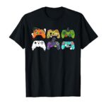 Video Gaming Controllers Game Halloween Funny Gamer Boys T-Shirt