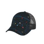 SLEHAGU Retro Video Game Pattern Baseball Cap Golf Dad Hat for Men and Women Adjustable Snapback Mesh-Back Outdoor Sport Trucker Hat