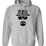 Go All Out Medium Oxford Mens I Am The One Who Knocks Sweatshirt Hoodie