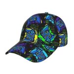 Unisex & Teens Sports Baseball Cap Truck Driver Cap Adjustable Hip Hop Snapback Foam Cap Athletic Curved Sun Hat Compatible with Cool Blue Video Game…