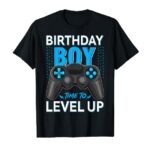 Level Up Birthday Boy Gamer Shirt Kids Party Video Game Gift T-Shirt