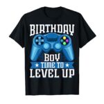 Birthday Boy Time to Level Up Video Game Birthday Gamer T-Shirt