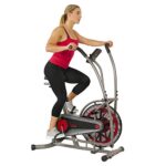 Sunny Health & Fitness Motion Air Bike, Fan Exercise Bike with Unlimited Resistance and Tablet Holder – SF-B2916,Black