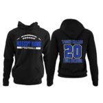 Custom Football Hoodie, Custom Football Hoodie, Personalized Football Hoodie, Custom Game Day Shirt, Football Spirit Wear T-Shirt, Team Spirit Wear Hoodie (BLACK)