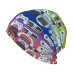 Cuffed Beanie Slouchy Winter Hats for Men Women Warm, Soft Stretchy Daily Lightweight for Video Game Pattern Cap for Cold Weather