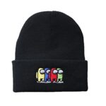 Awyjcas Video Game Games Impostor Fashion Trend Classic Winter Warm Knit Hat Beanie Cap for Children Adults Adolescents Cap (AN99)