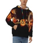 The Movie Hunger And Games Hoodie Fashion Youth Sweatshirt Tops Hooded Drawstring Hoodiesmall Black