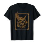 The Ballad of Songbirds and Snakes Framed Gold Keyart T-Shirt