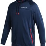 Spyder Men’s Active Sweatshirt Performance Tech Fleece Hoodie Sweatshirt – Workout Cold Weather Pullover for Men (S-XL), Size Medium, Navy