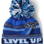 The Children’s Place Boys’ Beanie Kids Hat, Gamer, 8-12 Years