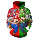 bizzico Kids Cartoon Hoodie Classic Pullover Hoodie, Video Game Long Sleeve Sweatshirt for Boys and Girls, Teens 3D Printed Hooded with Pocket