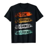 Gaming Gifts For Teenage Boys 8-16 Year Old Gamer T-Shirt