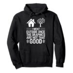 Gamer I Went Outside Once Video Gamer Pullover Hoodie